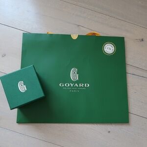 Goyard Green Shopping Bag + Jewelry Box Bundle Authentic Luxury Set